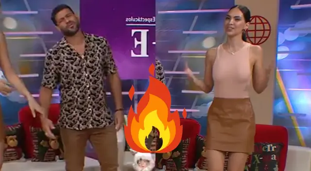 Natalie Vértiz trató de ayudar a Yaco Eskenazi a encontrar la palabra correcta para expresarse y él explotó al echar que habría tenido un mal sueño sobre él.