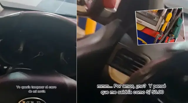 Peculiar escena del joven en un grifo se hizo viral en las redes sociales. Peculiar escena del joven en un grifo se hizo viral en las redes sociales.
