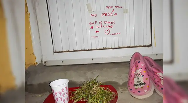 Aymará, de sólo 7 años, dejó una carta para los Reyes Magos. Aymará, de sólo 7 años, dejó una carta para los Reyes Magos.