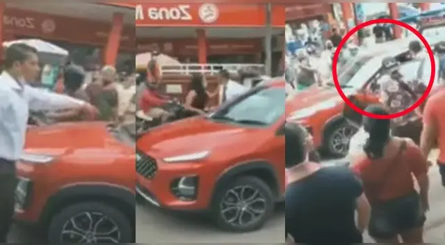 La escena se ha vuelto viral en las redes sociales.