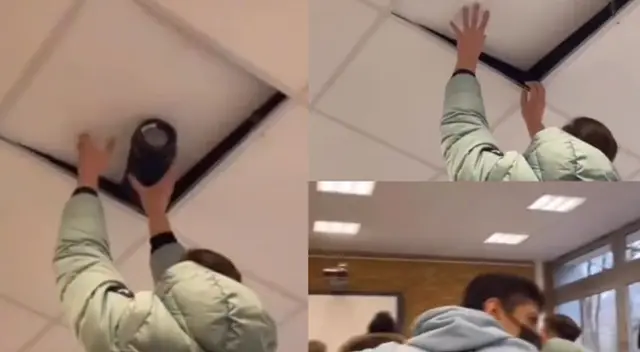 Singular escena de unos jóvenes se hizo viral en las redes sociales. Singular escena de unos jóvenes se hizo viral en las redes sociales.