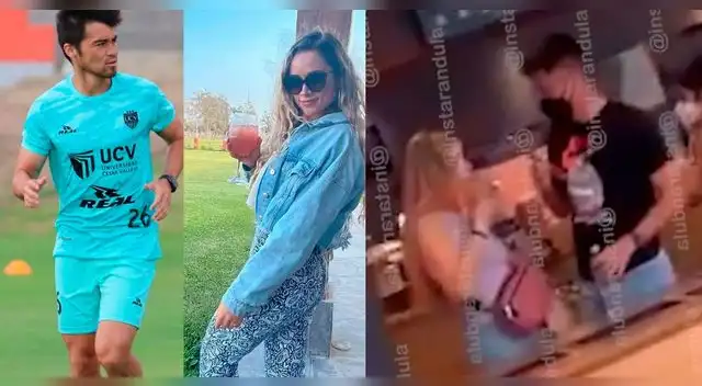 Rodrigo Cuba y Ale Venturo se lucen felices en la calle.