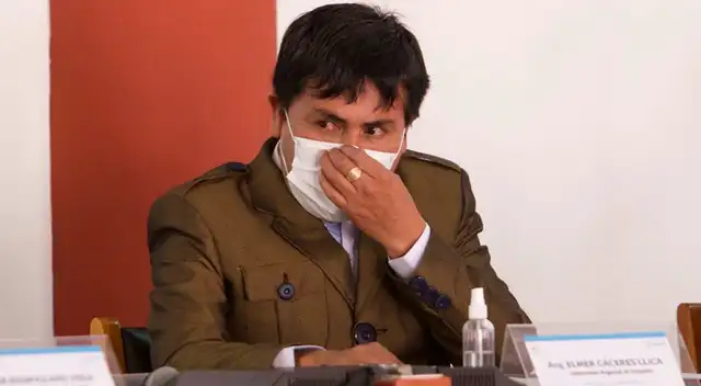 El gobernador regional de Arequipa Elmer Cáceres Llica seguirá en prisión