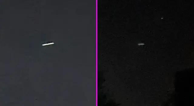 Reportan extrañas luces en el cielo en distintas ciudades de Chile.