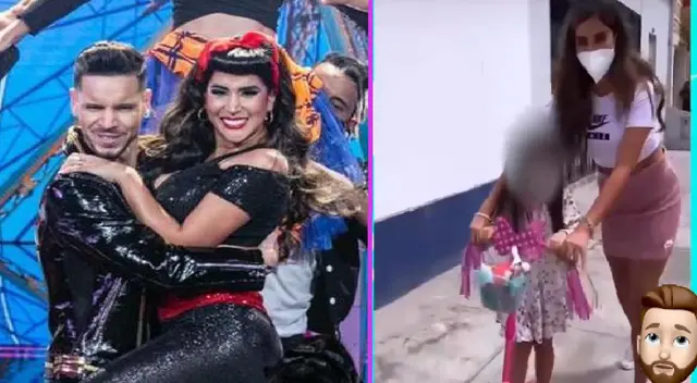 Melissa Paredes habría pasado su tarde con su hija y Anthony Aranda, según video que subió.