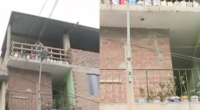 Villa María del Triunfo: hombre cae de tercer piso durante temblor de 5.6 en Lima [VIDEO]