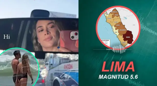 La pareja de Rodrigo Cuba, Ale Venturo, se pronunció después del sismo que remeció Lima este viernes 7 de enero, y se mostró cansada.