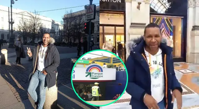 Edson Dávila llegó al local de Louis Vuitton durante su viaje a Europa, y quedó sorprendido al ver lo caro que terminaron siendo algunos productos.