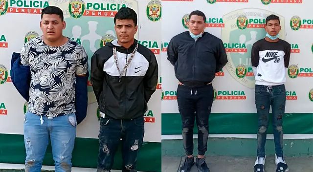 Delincuentes extranjeros detenidos.