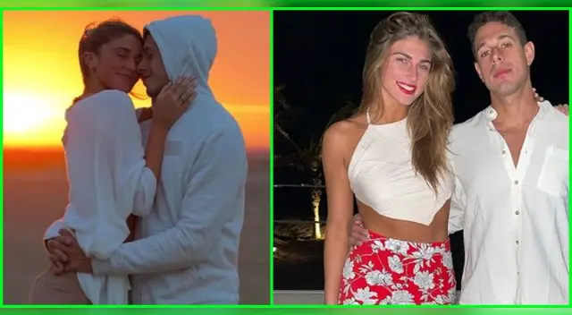 Hugo García y Alessia Rovegno celebran un mes de relación.