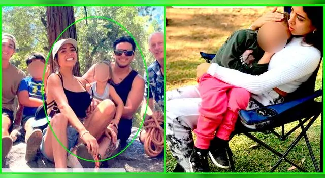 Juan Victor y su novia Daniela comparten tiempo con la pequeña Lara.