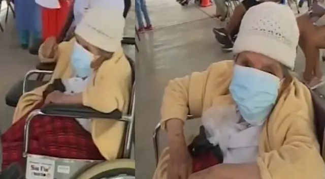 “Nunca han querido ir al domicilio”: anciana de 90 años recibió su primera dosis contra el COVID-19