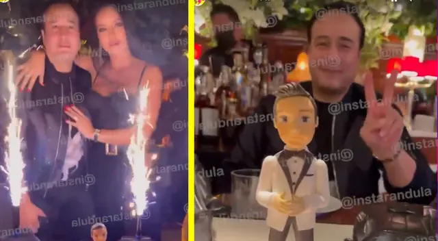 Sheyla Rojas se luce junto a Sir Winston en fiestón por su cumpleaños.