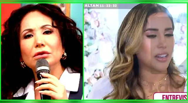 Janet Barboza desmiente a Melissa Paredes. Janet Barboza desmiente a Melissa Paredes.