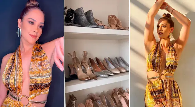 Karen Schwarz mostró su gran walking closet.