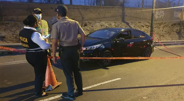 Vehículo se dirigía en dirección de La Molina a Surco. Vehículo se dirigía en dirección de La Molina a Surco.