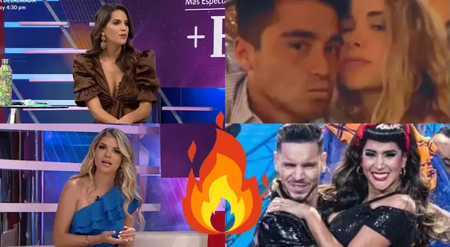 Rodrigo Cuba y Ale Venturo no dejan de lucirse juntos, así como Melissa Paredes y Anthony Aranda, y las conductoras de Más Espectáculos lo desaprobaron.