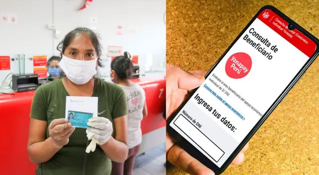 Cronograma de pagos del Bono Yanapay Perú