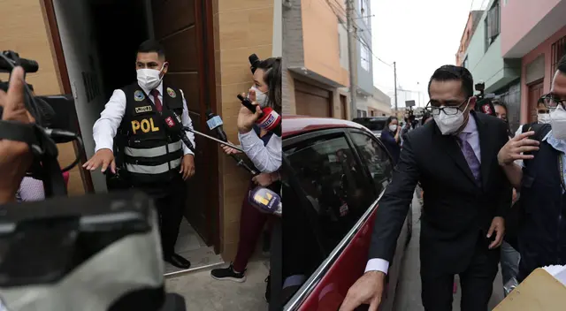 Fiscalía realiza diligencia en casa de Sarratea usada como despacho presidencial en Breña Fiscalía realiza diligencia en casa de Sarratea usada como despacho presidencial en Breña