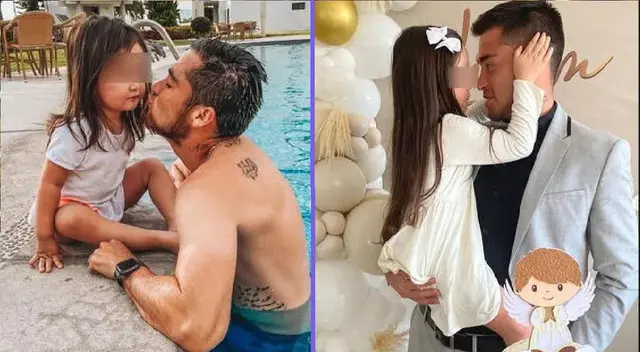 Rodrigo Cuba disfruta de un divertido paseo junto a su hija. Rodrigo Cuba disfruta de un divertido paseo junto a su hija.