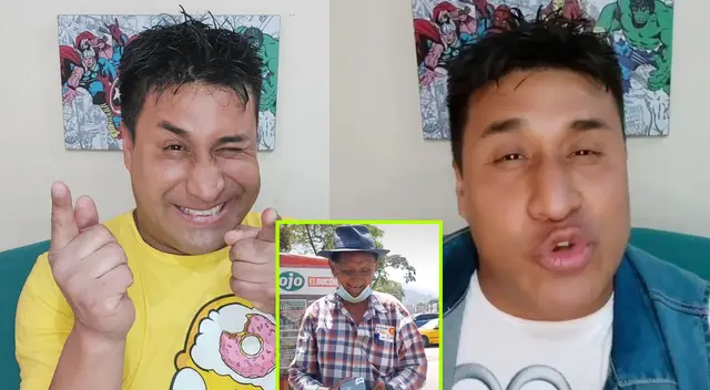 Danny Rosales regala reloj de marca a señor que vende tamales y es criticado