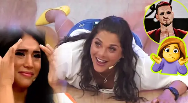 Giovanna Valcárcel le hace roche a Melissa Paredes EN VIVO. Giovanna Valcárcel le hace roche a Melissa Paredes EN VIVO.