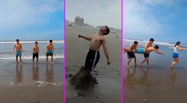 El curioso clip es viral en TikTok. El curioso clip es viral en TikTok.