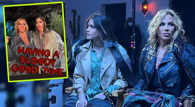 Milett Figueroa actúa para película 'Vampiras'.