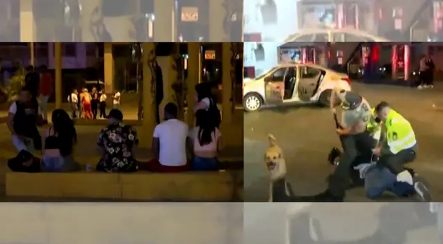 Policías intervienen en fiestas COVID-19 realizadas en Villa María del Triunfo. Policías intervienen en fiestas COVID-19 realizadas en Villa María del Triunfo.