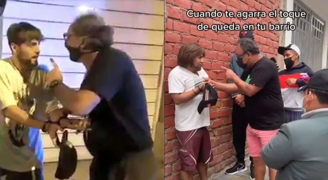 Jóvenes hacen parodia de padre que corrigió a su hijo frente a la PNP y serenos - VIDEO Jóvenes hacen parodia de padre que corrigió a su hijo frente a la PNP y serenos - VIDEO