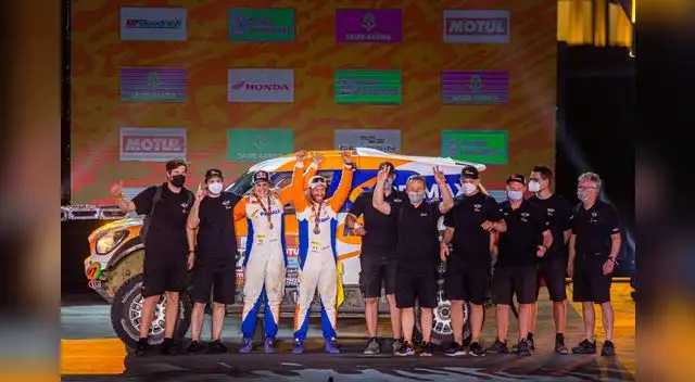 Laia Sanz completó el desafío en Arabia Saudí y se ubicó en el puesto 23. Laia Sanz completó el desafío en Arabia Saudí y se ubicó en el puesto 23.