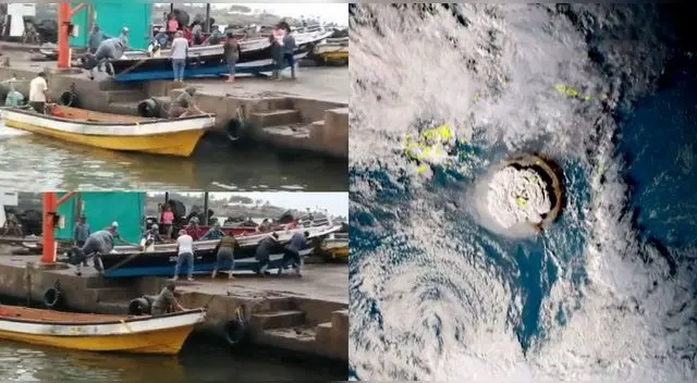 Precaución. Chile alerta de posible “tsunami menor” en Isla de Pascua tras erupción en Tonga.