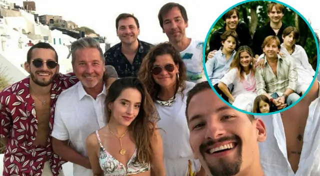 Ricardo Montaner y sus cinco hijos