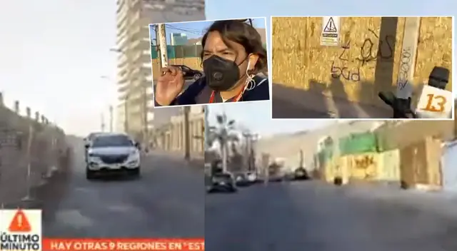 Periodista chileno protagoniza alarmante escena tras tsunami en Tonga.