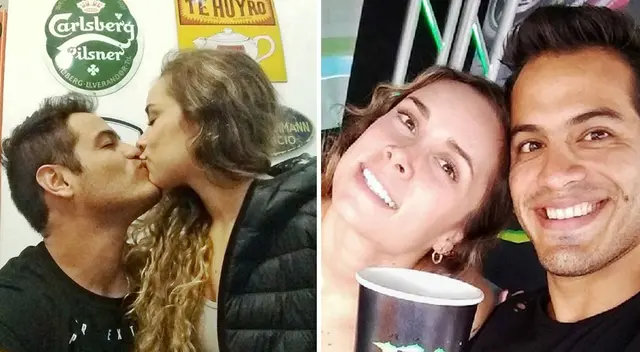 Ale Venturo y Ernesto Jiménez cuando eran pareja Ale Venturo y Ernesto Jiménez cuando eran pareja