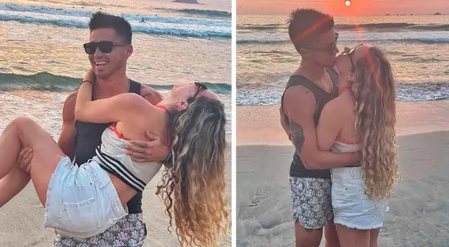 Rodrigo Cuba y Ale Venturo la pasan de lo lindo en la playa. Rodrigo Cuba y Ale Venturo la pasan de lo lindo en la playa.