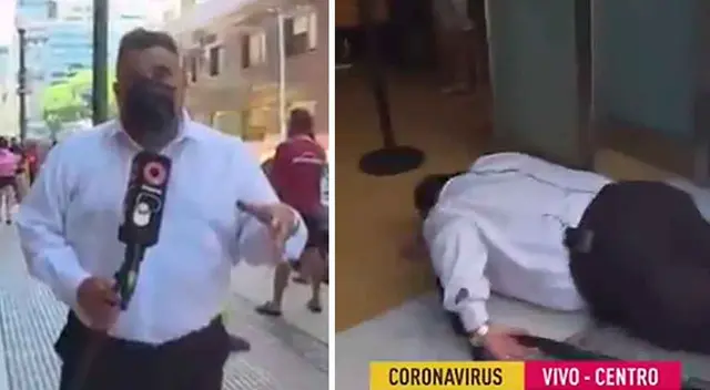 El periodista asustó a todos los televidentes que observaron en vivo su descomposición. El periodista asustó a todos los televidentes que observaron en vivo su descomposición.