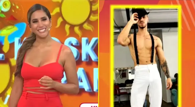 ¡Se le cae la baba! Melissa Paredes llena de elogios a Anthony Aranda por su físico