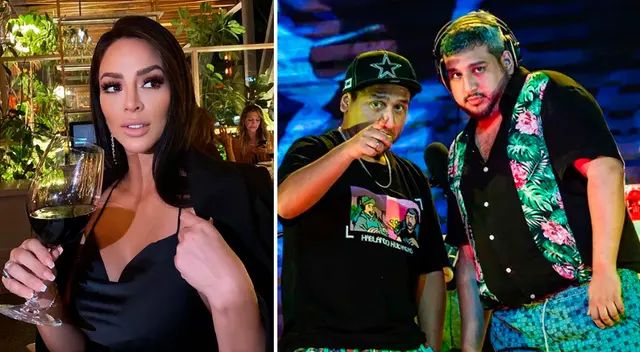 Sheyla Rojas fue parte del final del show de Hablando Huevadas.