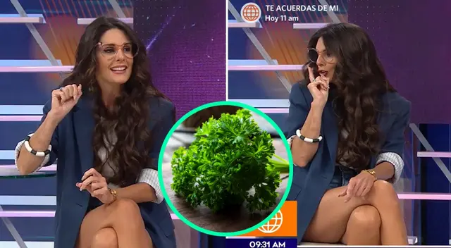 La conductora Rebeca Escribens sorprendió al dar detalles de cómo la pasó en una salida hace muchos años, y es que la pasó mal al tener comida atorada por horas.