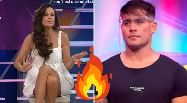 La conductora Rebeca Escribens se pronunció sobre el caso de Pancho Rodríguez tras ser impedido su ingreso a Perú, y le dio con palo.
