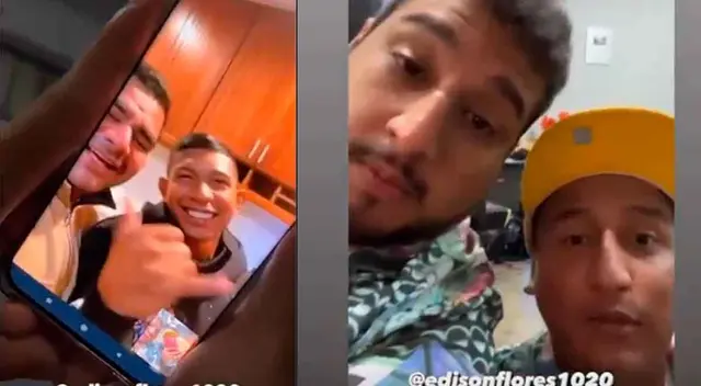 Edison Flores realizó videollamada con la gente de “Hablando Huevadas”.