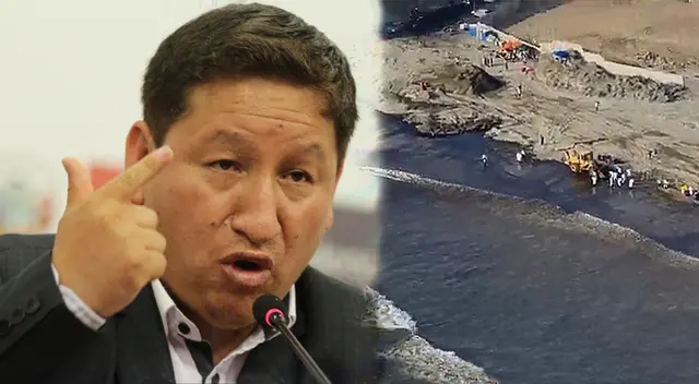 Guido Bellido molesto con el Ejecutivo por no tomar medidas rápidas tras derrame de petróleo.