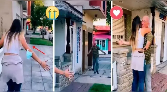 Una joven aprovechó sus vacaciones de trabajo para regresar a casa; sin embargo, no les comentó a sus familiares para sorprenderlos. Una joven aprovechó sus vacaciones de trabajo para regresar a casa; sin embargo, no les comentó a sus familiares para sorprenderlos.