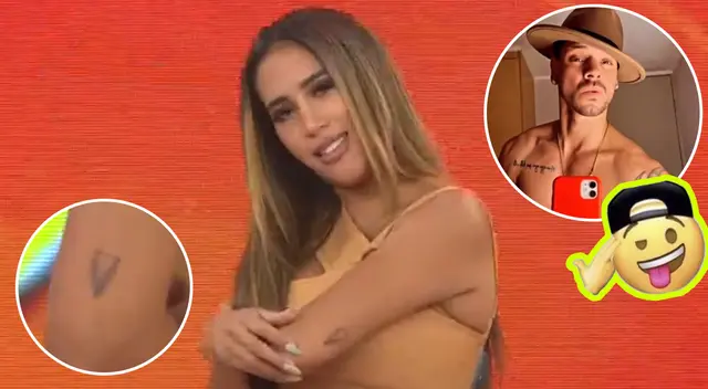 Melissa Paredes confirma tatuaje igual al de Anthony Aranda. Melissa Paredes confirma tatuaje igual al de Anthony Aranda.