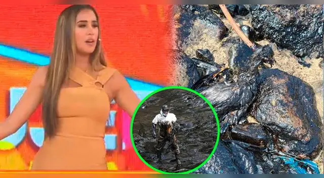 La conductora de MAM, Melissa Paredes, estalló tras ver las duras imágenes del ecocidio de petróleo en las playas del norte y Ventanilla. La conductora de MAM, Melissa Paredes, estalló tras ver las duras imágenes del ecocidio de petróleo en las playas del norte y Ventanilla.