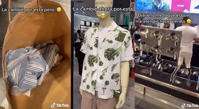 Particular escena del joven en tienda se hizo viral en las redes sociales. Particular escena del joven en tienda se hizo viral en las redes sociales.