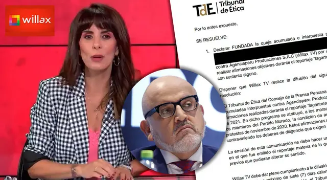 Durante la finalización de su programa de este último miércoles 19 de enero, tuvieron que emitir el extracto de la sentencia.