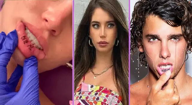 Flavia Laos luce tatuaje similar al de Jay Alvarrez.