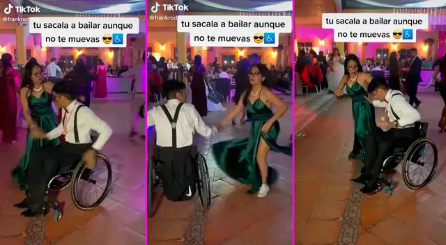 El joven sorprendió con su talento para el baile. El joven sorprendió con su talento para el baile.